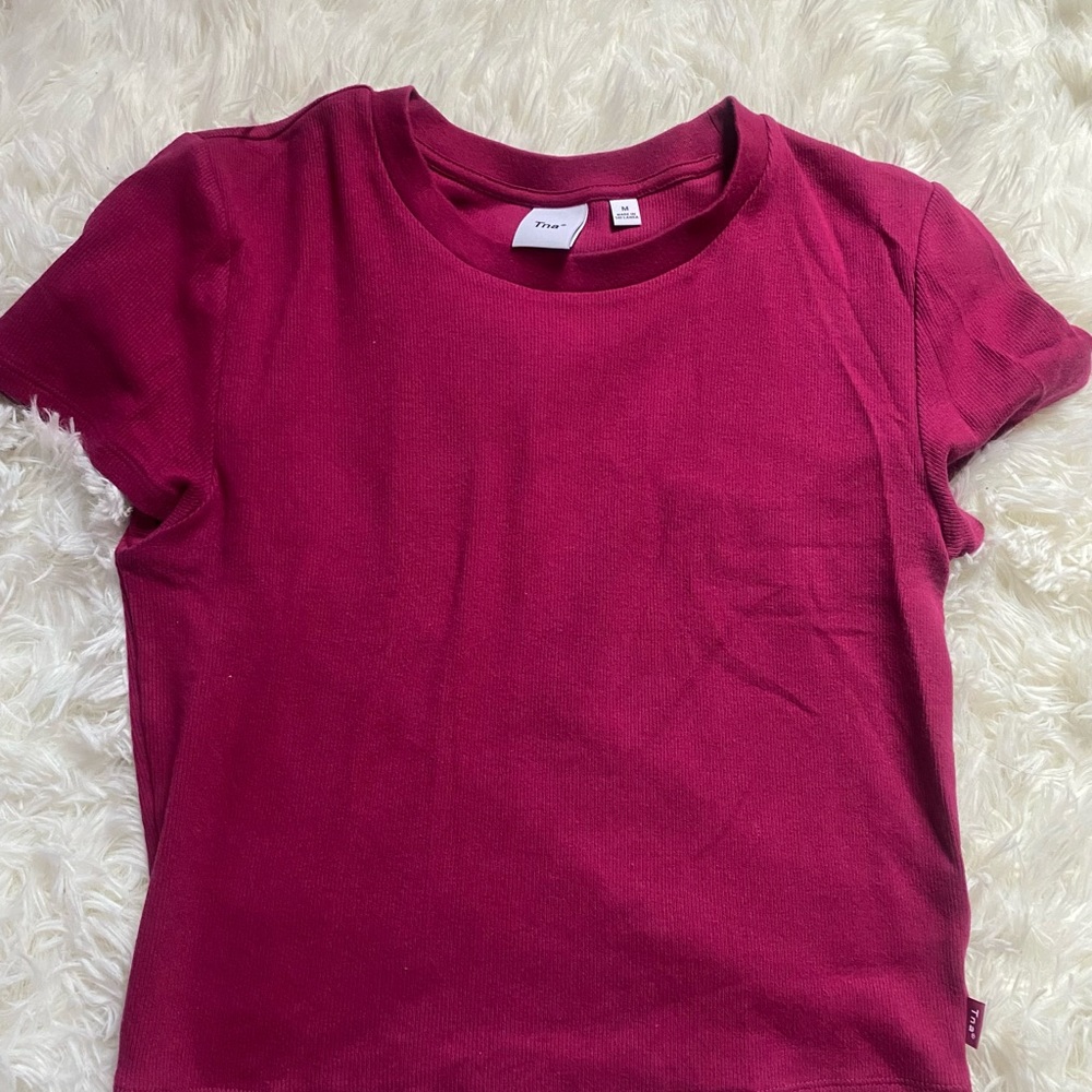 Aritzia Sunday Best Little ribbed T- shirt